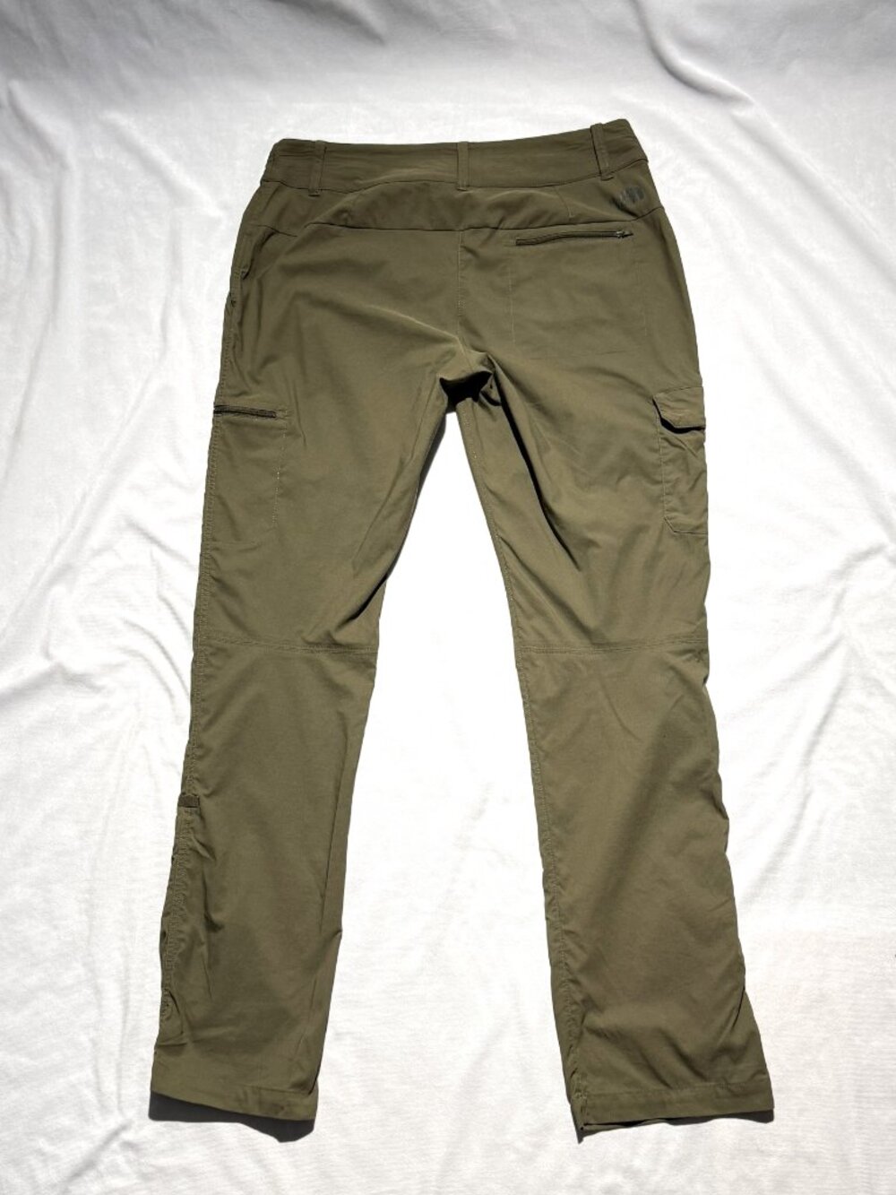 The North Face Womens "Exploration" Cargo Pants 8 Green Stretch Hiking Outdoors - Picture 3 of 9